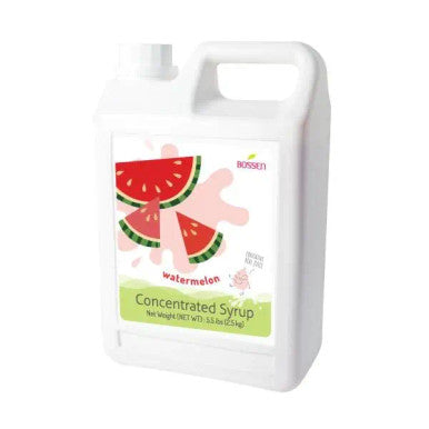 Bossen Watermelon Bubble Tea Concentrated Syrup 64 fl. oz. (1.89 L) | Real Watermelon(6/Case)