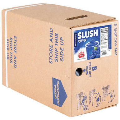 Blue Raspberry Slushy Syrup 5:1 Concentrate | 5 Gallon Bulk | Concession Stand Essential