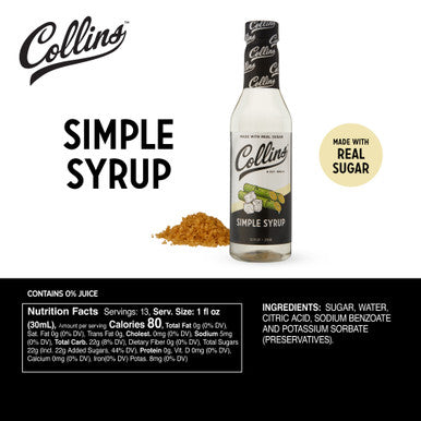 12.7 oz. Simple Syrup by Collins