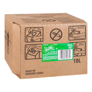 Sprite Soft Drink Postmix Bib | 10L/Unit, 1 Unit/Case