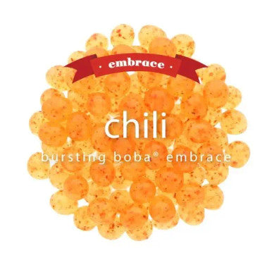 Bossen Embrace Chili Pepper Bursting Boba Pearls 7.04 lb. (3.19 kg) - 4/Case | Bold Spice