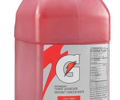Gatorade Fruit Punch Concentrate - 1 Gallon | Instant Mixing | Makes up to 6 Gallons (4/CASE)