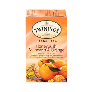 Twinings Honeybush, Mandarin & Orange Refreshing Citrus Herbal Tea- 20-Box(6/CASE)