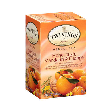 Twinings Honeybush, Mandarin & Orange Refreshing Citrus Herbal Tea- 20-Box(6/CASE)