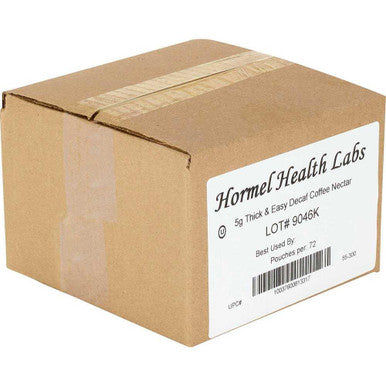 Hormel Thick and Easy Nectar Level 2 Consistency Decaf Coffee 5 Gram -(72/Case)
