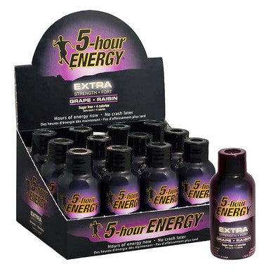 5-hour ENERGY Extra-strength Grape Shot, 57ml , 12-count