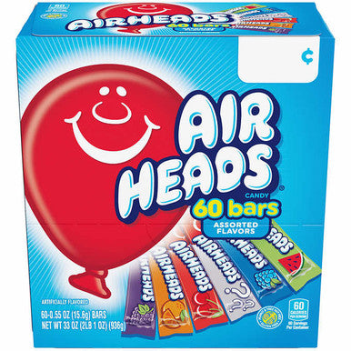 Airheads Mini Assorted, 15 g (0.5 oz), 60-pack