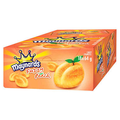Maynards, Fuzzy Peach, 18 × 64 g (2.2 oz)
