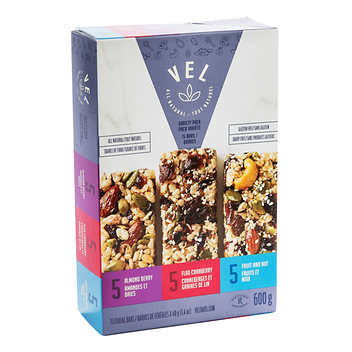 VEL Bars Variety Pack - 15 Bars, 40g (1.4 oz) Each - Diverse and Delicious Snacking Experience