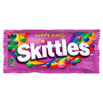 Skittles Berry Explosion Candy 36 x 61 g - Burst of Berry Flavors in Every Bite