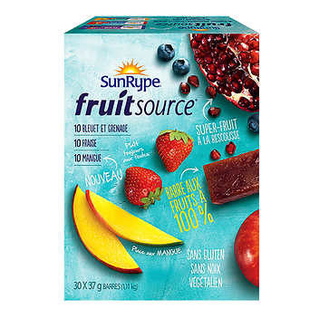 SunRype Fruit Source Bars, 30-count
