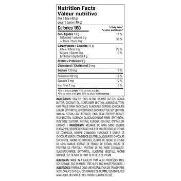 No Sugar Keto Bar Chocolate Peanut Butter Bars 2-Pack - Irresistible Low Carb Delight