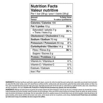 Love Good Fats Lemon Mousse Snack Bars - 2 Packs, 468g Total