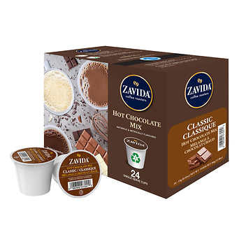 Zavida Classic Hot Chocolate Single Serve - 96-Count