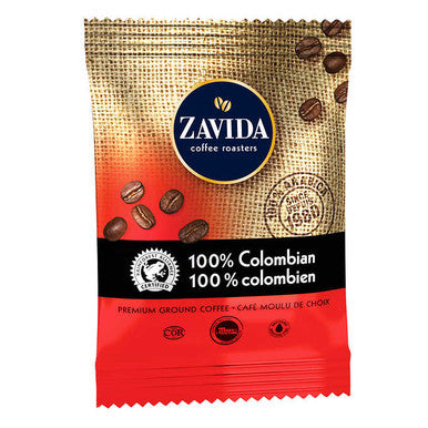 Zavida 100% Colombian Coffee - 2 oz (56.7 g), 64-Count