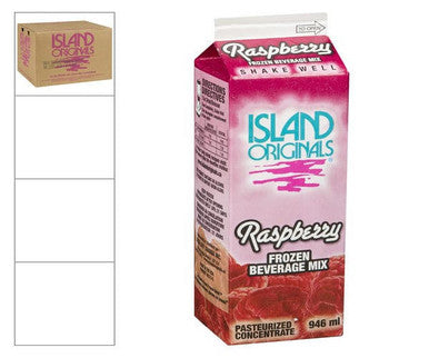 Island Original Drink Mix Bar Daiquiri Raspberry FROZEN 32 OZ (12/Case)