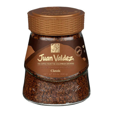 Juan Valdez Coffee Classic Instant 3.5 oz (6-Case) - Experience the Essence of Premium Colombian Coffee