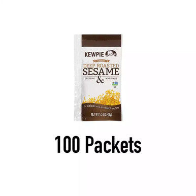 Kewpie Deep Roasted Sesame Dressing Pouches, (1.5oz x Pack of 100)