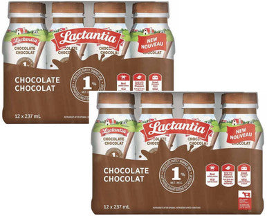 Lactantia Chocolate Milk 12 x 237 mL (2 Pack)