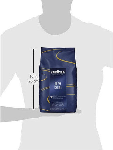 Lavazza Super Crema Whole Bean Espresso 2.2 lb (6/Case)