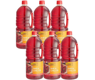 Lee Kum Kee Chili Oil 59oz/1.75L (6/Case)