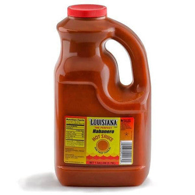 Louisiana Habanero Hot Sauce  Bulk Food Service 1 Gallon- 4/Case (PALLET 60C CT)