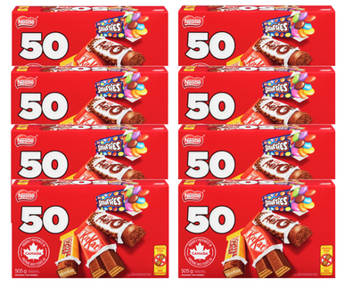 NESTLE Mini Halloween Assorted Bars 1g  50 Pack (8/Case)