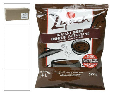 Lynch Gravy Beef Mix Instant 377GR/0.8 LBS (8/Case)- Canadian Made