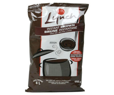 Lynch Mix Gravy Brown Instant 498GR/1.09 LBS (8/Case)- Canadian Made