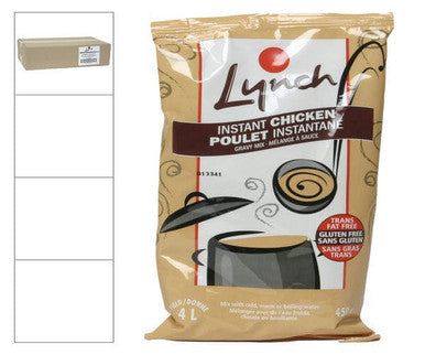 Lynch Mix Gravy Chicken Instant 450GR/ 1.1 LBS (8/Case)- Canadian Made