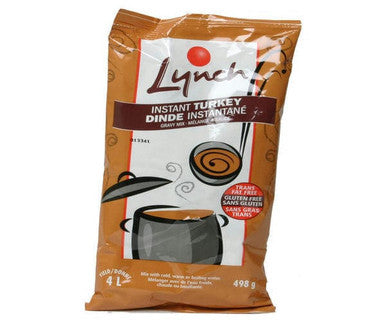 Lynch Mix Gravy Turkey Instant 498GR /1 LBS  (8/Case)- Canadian Made