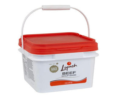 Lynch Soup Base Beef No MSG Added 5.45KG/12 LBS- Canadian Made