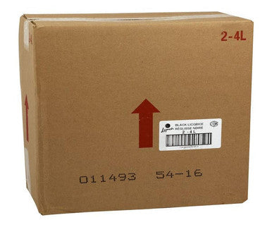 Lynch Syrup Drink Black Licorice 4LT/1.05 Gallon (2/Case) - Canadian Made