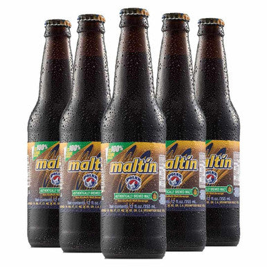 Maltin Polar Soda 6/12oz (4-Case) - Authentic Non-Alcoholic Malt Beverage from Venezuela