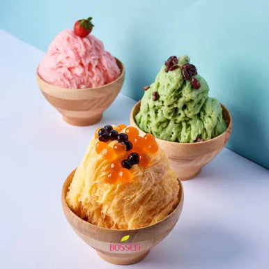 Bossen 2.2 lb. (1 kg) Bubble Tea Mango Snow Ice Powder Mix - Refreshing(10/Case)