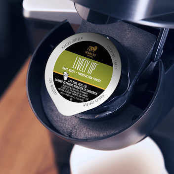 Marley Coffee Coffee Pods, Lively Up, Buffalo Soldier, or One Love, 96-count - Discover the Essence of Coffee Harmony