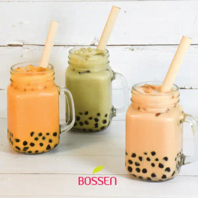 Bossen 2.2 lb/1Kg Milk Bubble Tea Powder Mix | Full-Bodied Black Tea Flavor(10/Case)