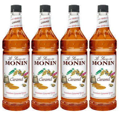 Monin Premium Caramel Flavoring Syrup 1 L (4/CASE)
