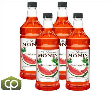 Monin Syrup Watermelon 1 LTR/33 ounces (4/Case)
