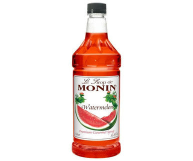 Monin Syrup Watermelon 1 LTR/33 ounces (4/Case)