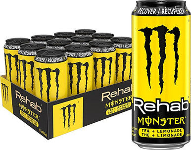 MONSTER ENERGY Rehab Tea+Lemonade 458 ml | 12.09 lbs | 12/Case