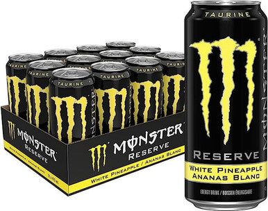 MONSTER ENERGY Reserve White Pineapple 473 ml | 12.48 lbs | 12/Case