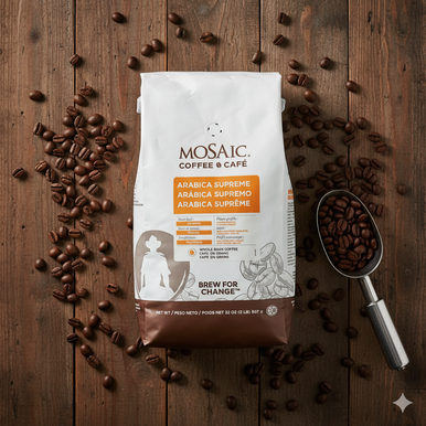 Mosaic Supreme Medium Arabica Coffee Beans - 2lbs
