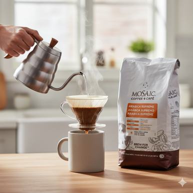 Mosaic Supreme Medium Arabica Coffee Beans - 2lbs