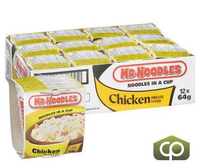 Mr Noodles Soup Chicken Noodle Mix Mr. Noodles 64 GR/1.69 LBS (12/Case)
