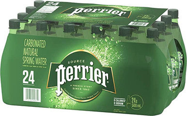 Perrier Sparkling Mineral Water, Polyethylene | 500ML (24/Case)