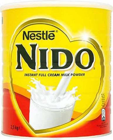 NIDO Instant Full Cream Milk Powder | 2.5 Kgs | 6 Units/Case