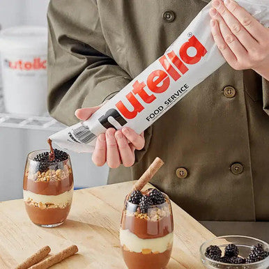 Nutella Hazelnut Spread Piping Bag  Bulk Food Service 1kg- 6/Case