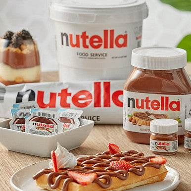 Nutella Hazelnut Spread Piping Bag  Bulk Food Service 1kg- 6/Case