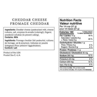 Nutristore Freeze Dried Cheddar Cheese - 6 x 1080g | Long-lasting Cheese Convenience